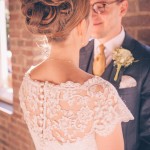 Bride hair detail