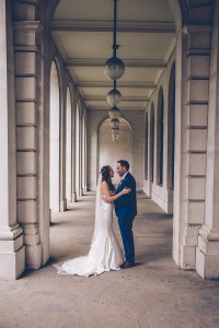 Bride and groom portrait
