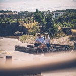 Couple on rooftop