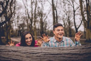 Engagement shoot hampstead heath
