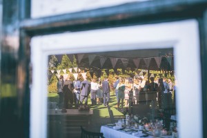 Guests in garden