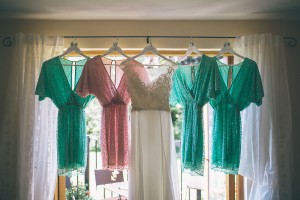 Wedding and bridesmaid dresses