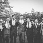 Groom and friends group shot