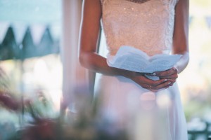 Bride giving speech