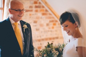 Bride with father of the bride