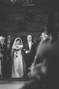Bride entering ceremony