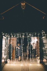 Outdoor fairy lights