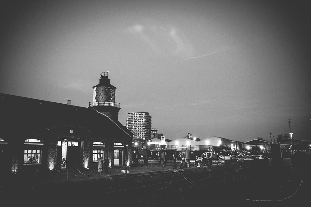 Trinity Buoy Wharf at night