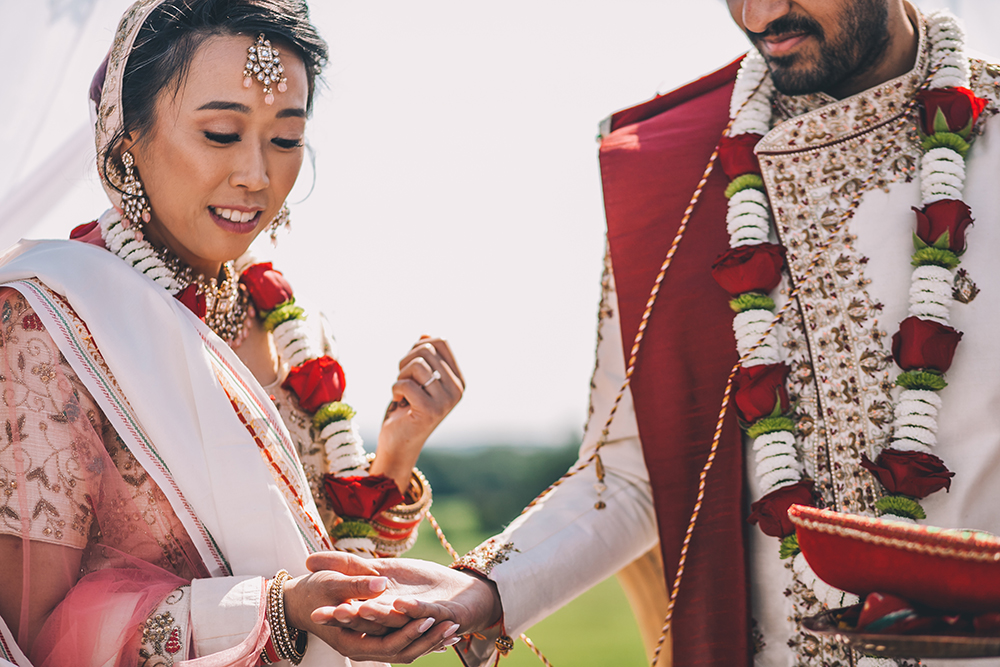 indian ceremony micklefield hall multicultural wedding
